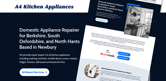 A4 Kitchen Appliances Newbury Website