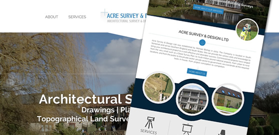 Acre Survey & Design Ltd Website