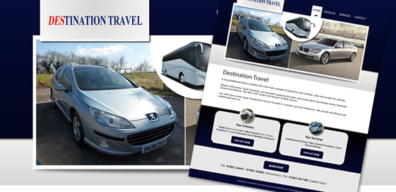 Destination Travel Wincanton Private Vehicle Hire Website