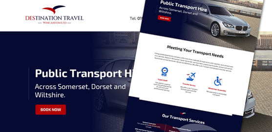 Destination Travel Wincanton Private Vehicle Hire Website