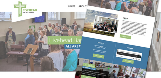 Fivehead Baptist Church Website Design
